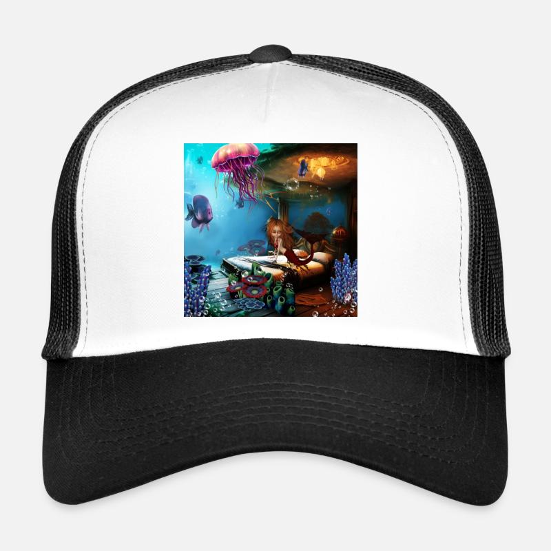 Petite Sirène à la maison Casquette trucker 
