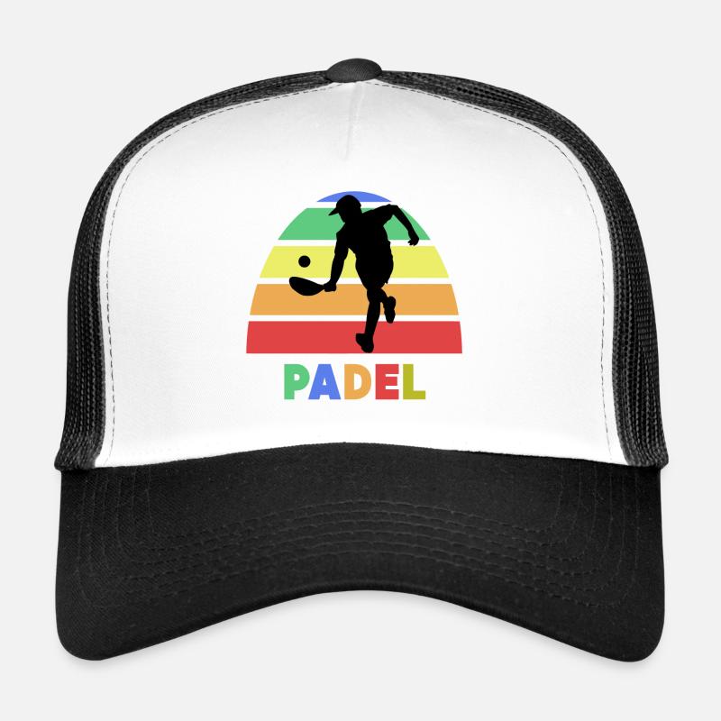 Padel Saying Training Ball Racket Player Tournament Trucker Cap