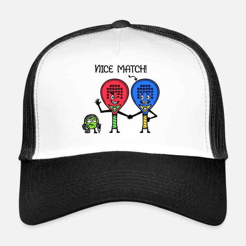 Racket Player Statement Padel Balls Padel Team Trucker Cap