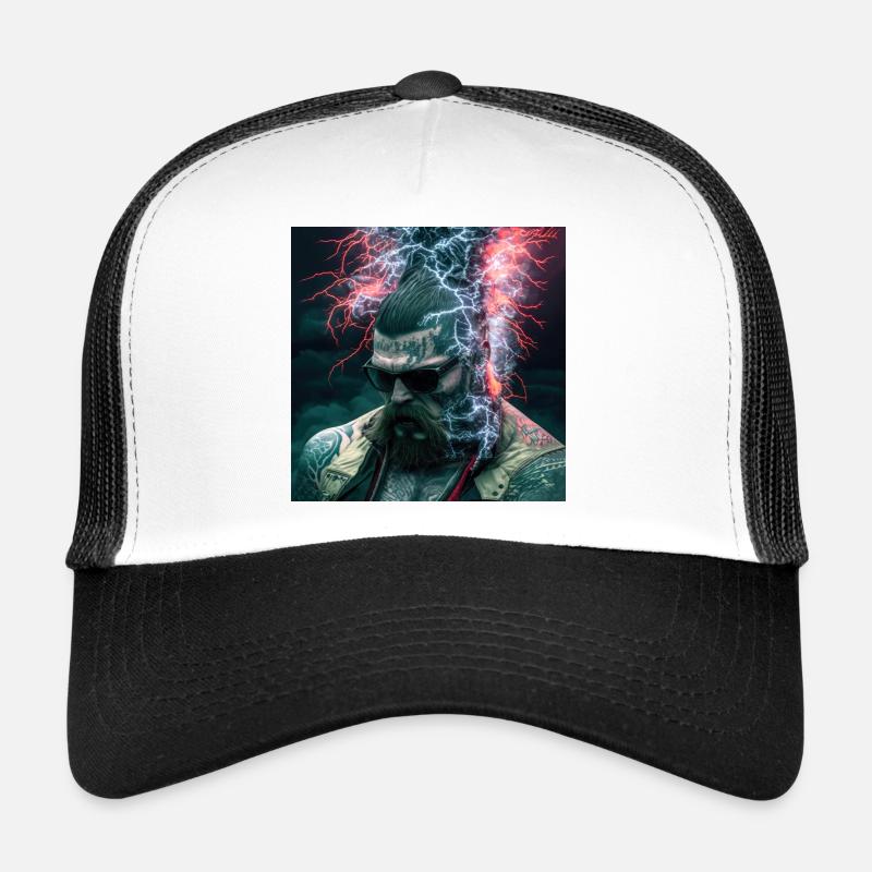 Portrait elektrik 04 Casquette trucker 
