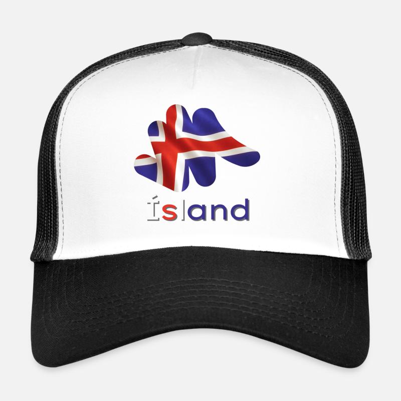 Flag Ísland Trucker Cap
