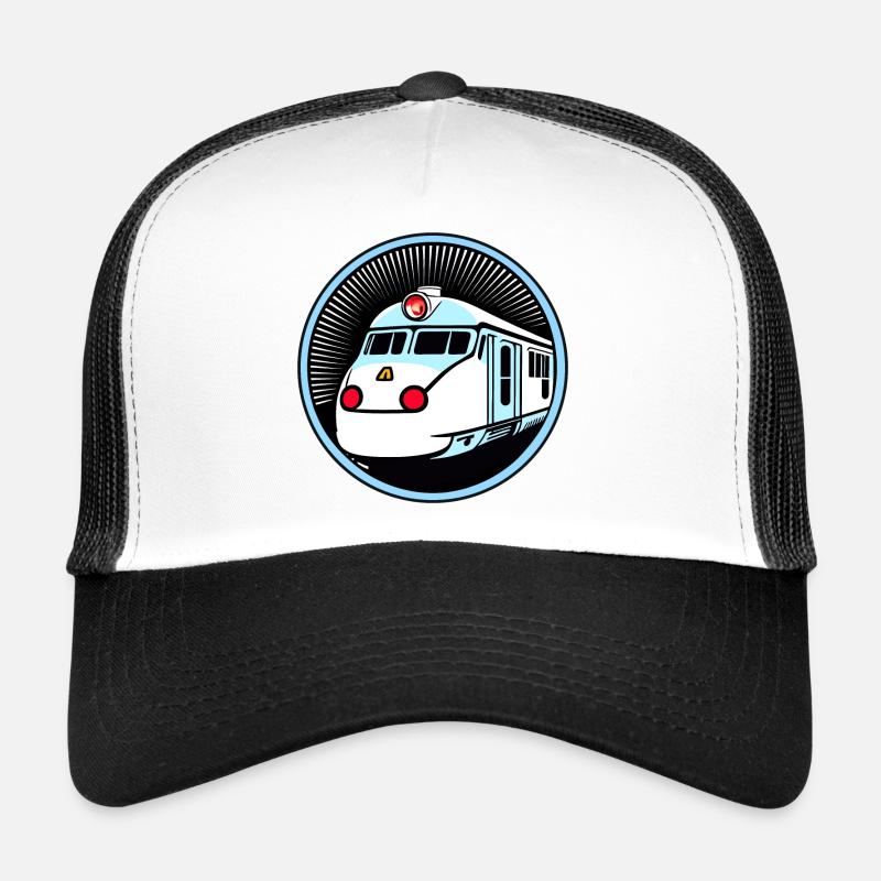 Train, locomotive, railway Trucker Cap
