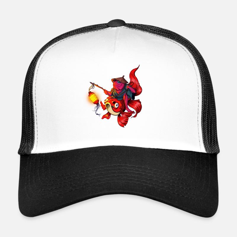 Voyageur onirique - Casquette trucker - blanc/noir