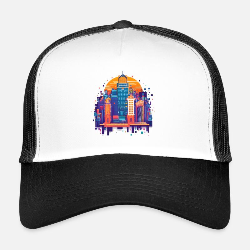 Ville colorée Casquette trucker 