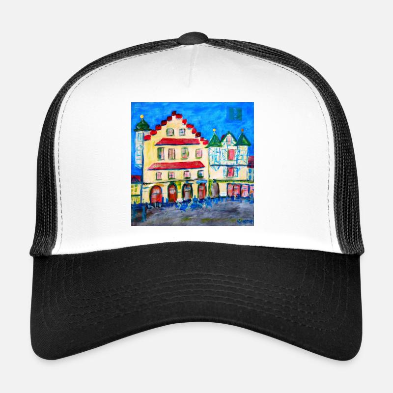 Urban Landscape in Expressionism Trucker Cap