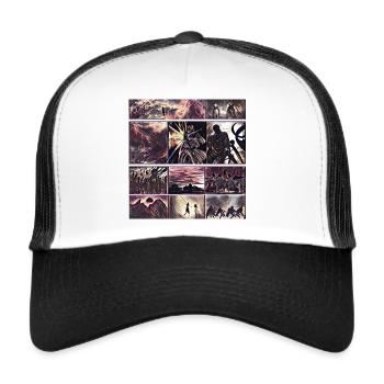 Men's Collection | Online Mode - Trucker Cap - white/black - Front