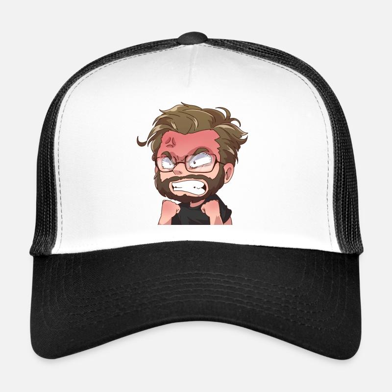 Angry Manny - Trucker Cap - white/black