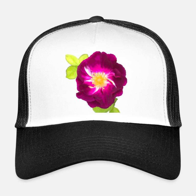 Purple Rose - Gemälde Trucker Cap