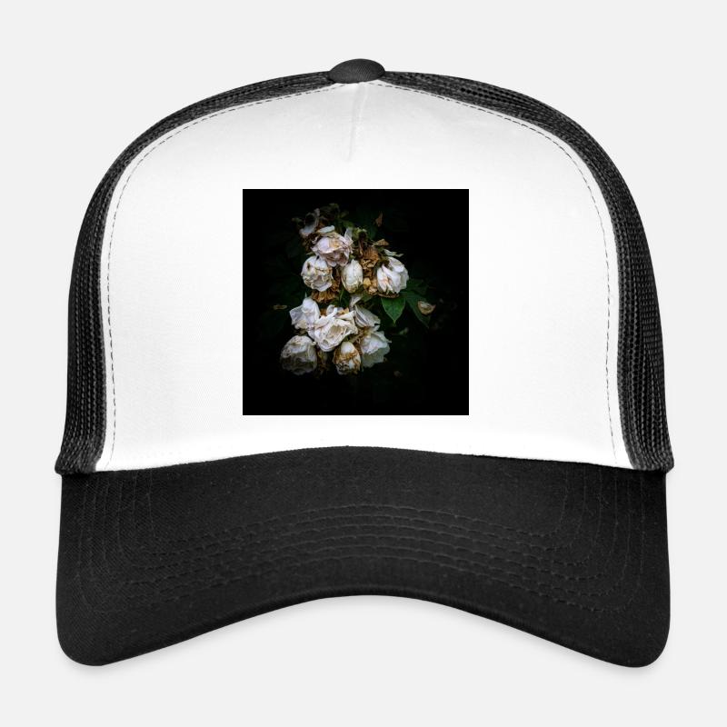 Vanitas 1 - Trucker Cap - Weiß/Schwarz