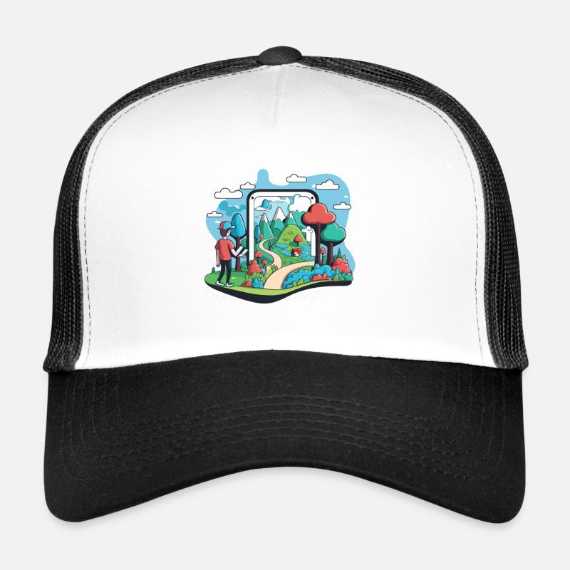 Exploration en réalité augmentée Casquette trucker 