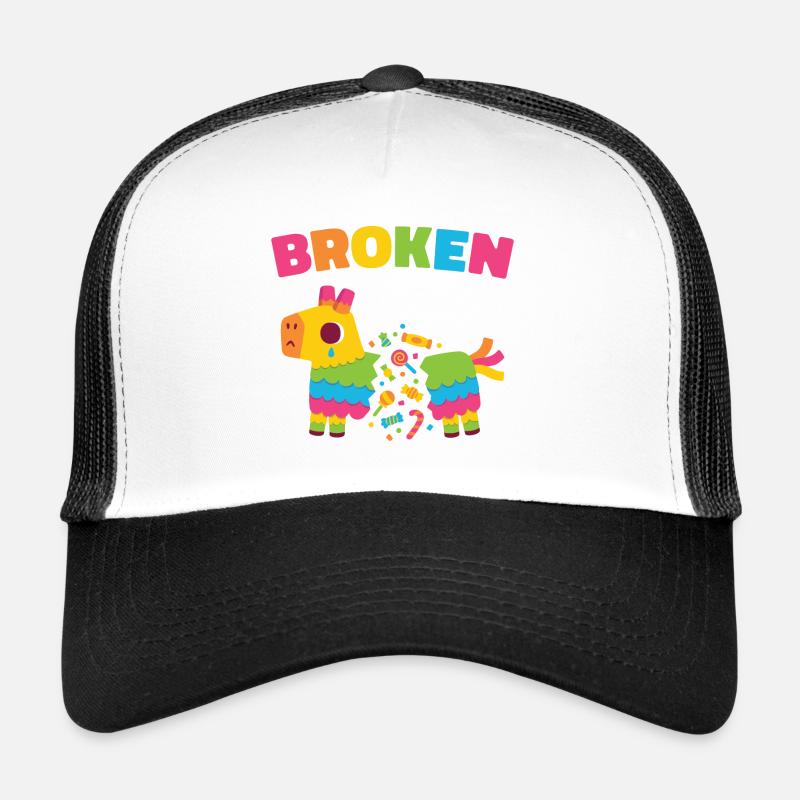 Trauriger zerbrochener Pinata-Esel Trucker Cap