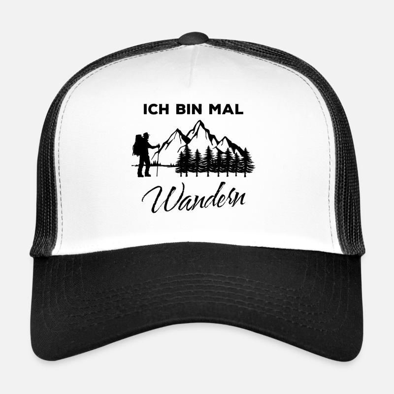 Wanderwege berggipfel Berge Wandern Statement Trucker Cap