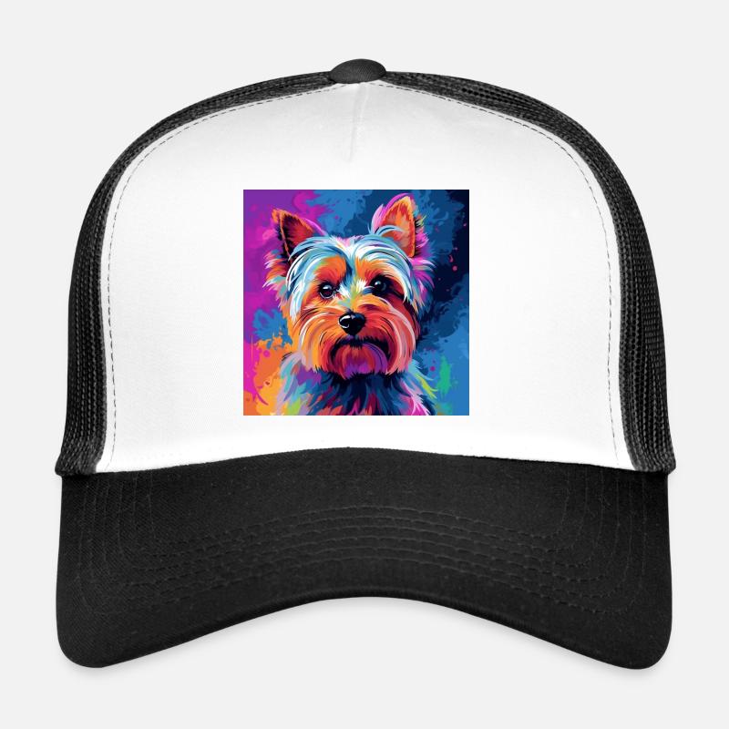 Yorkshire Terrier Pop Art Trucker Cap