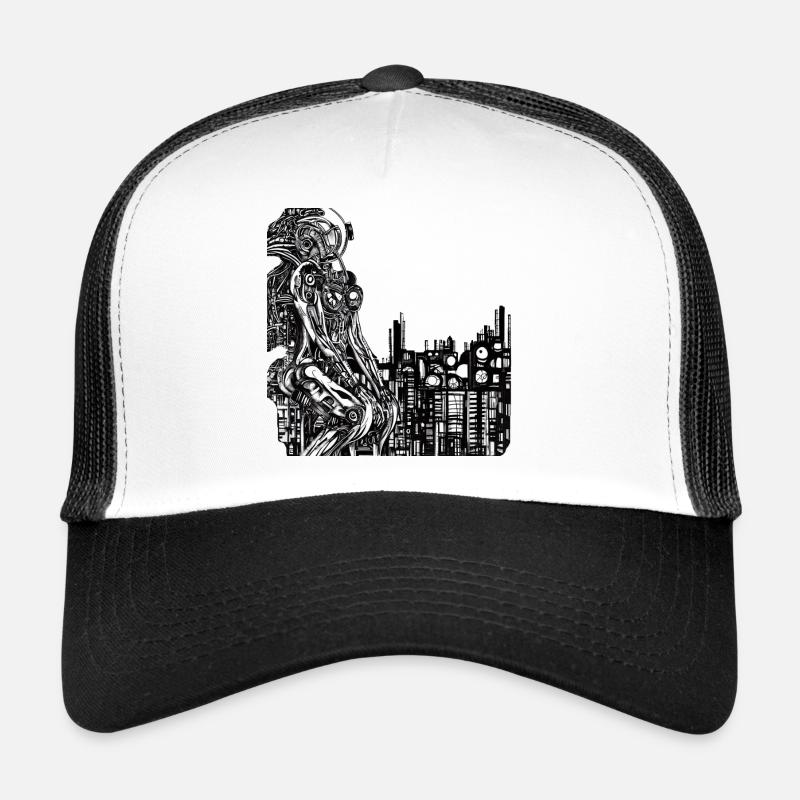 Machine Femme Robot Casquette trucker 