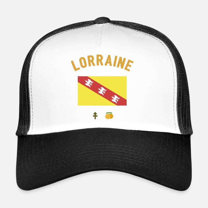 Lorraine - Casquette trucker  - blanc/noir
