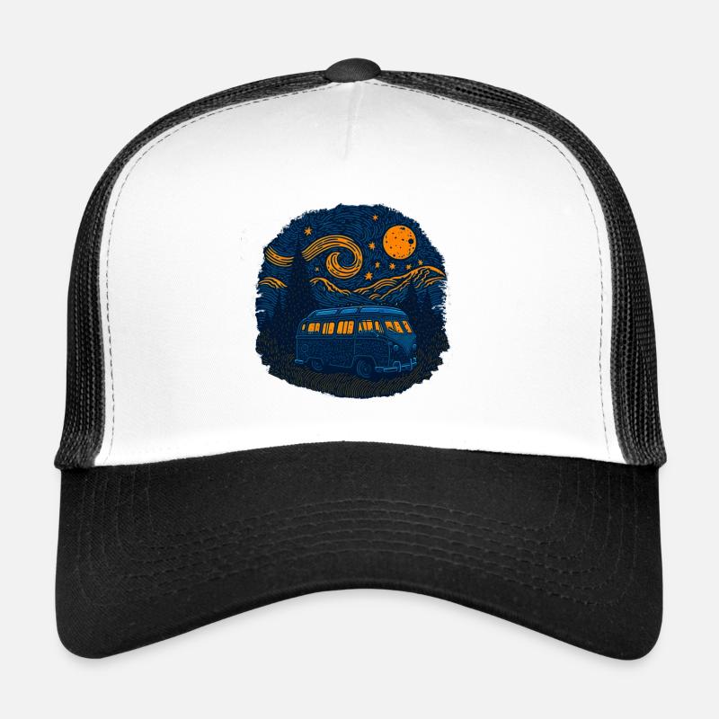 Fantastische Abenteuer warten auf dich - Trucker Cap - Weiß/Schwarz