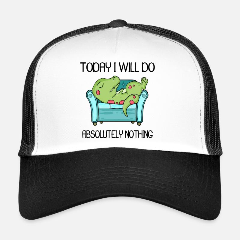 Lustiger Spruch lustige Sprüche - Trucker Cap - Weiß/Schwarz