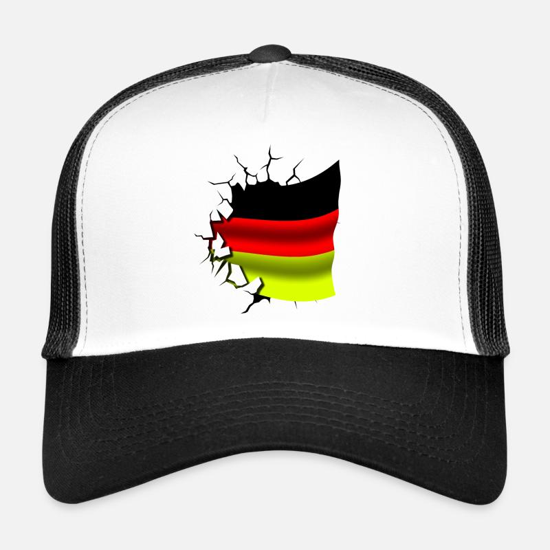 Germany - Germany - Deutschland - Torn Flag Trucker Cap