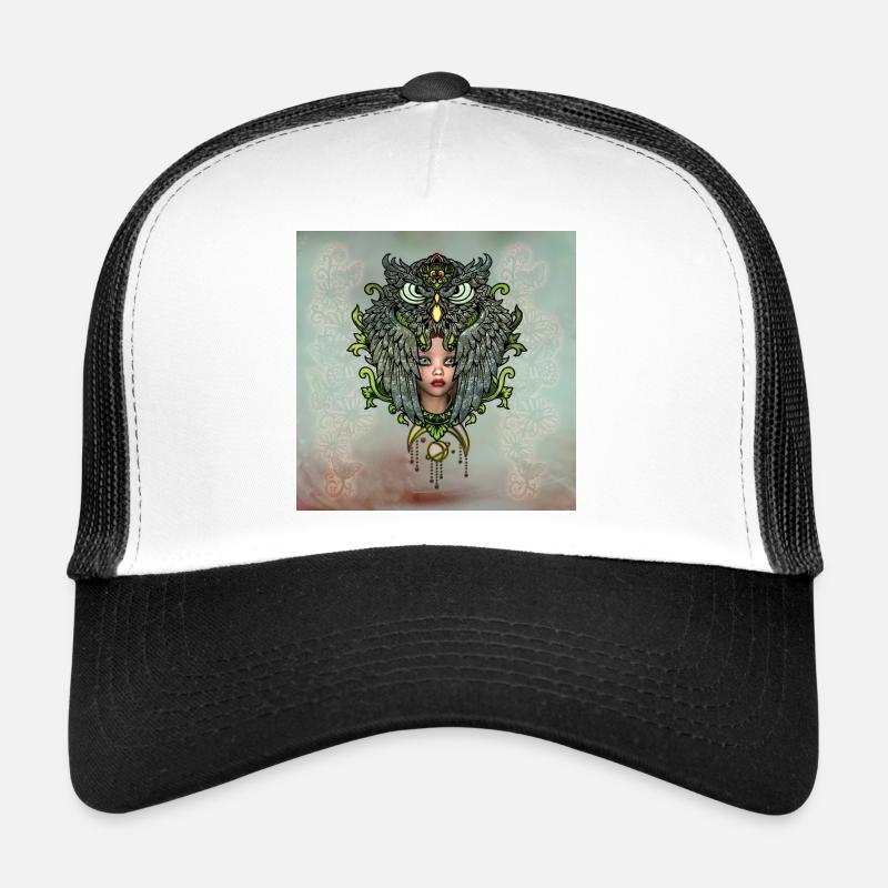 Dans la protection du hibou Casquette trucker 