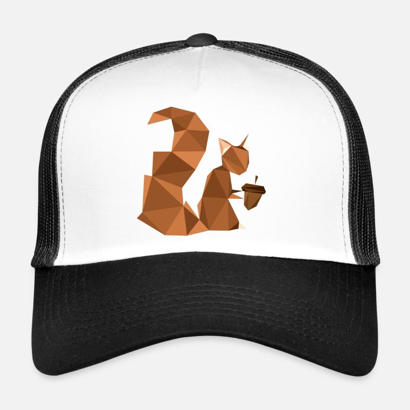 Écureuil triangulaire Casquette trucker 