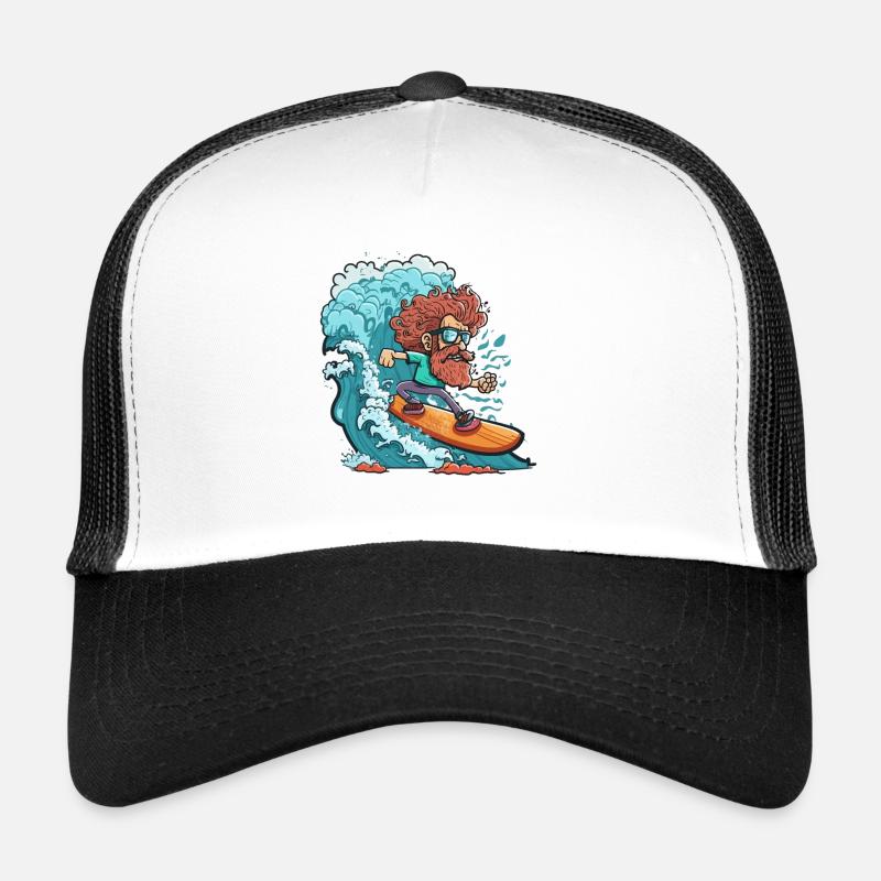 Surfer sur les géants Casquette trucker 