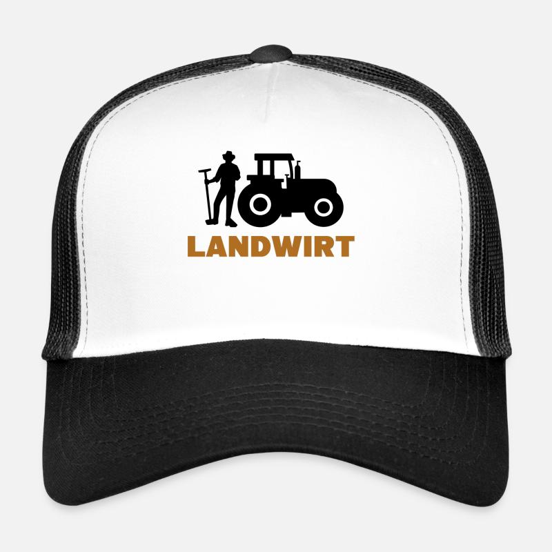 Landwirt Traktor Spruch Landleben Biobauer Feld Trucker Cap