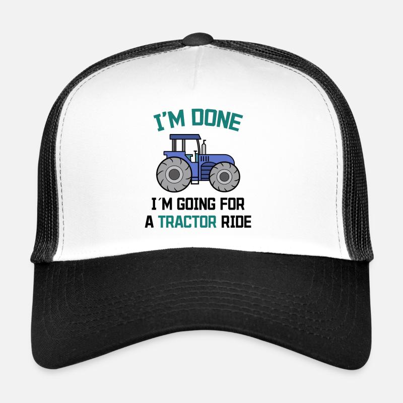 Déclaration de tracteur agricole Agriculture agricole Casquette trucker 