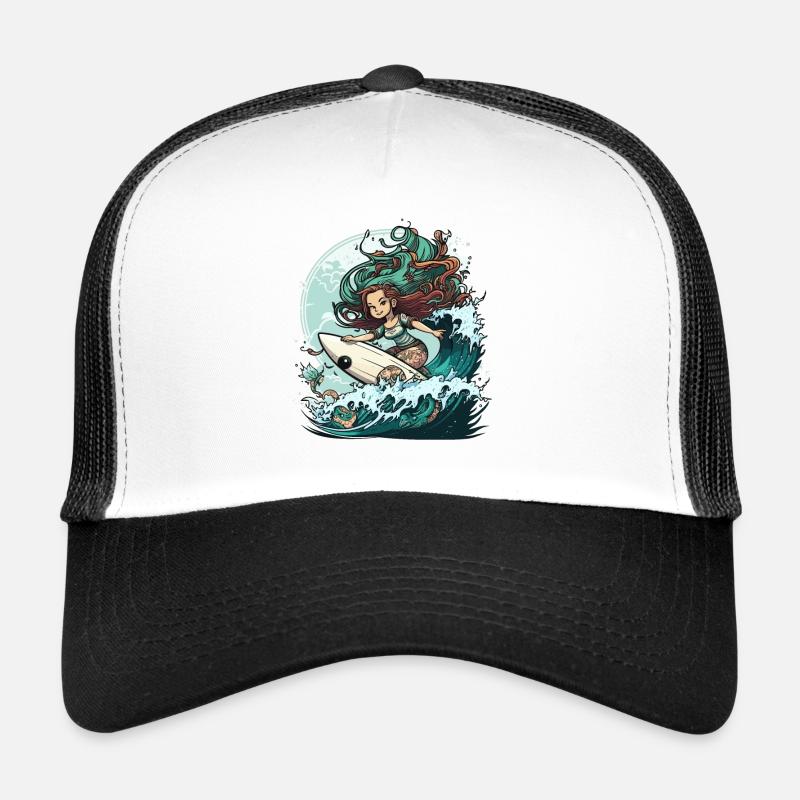 Surfing Siren Trucker Cap