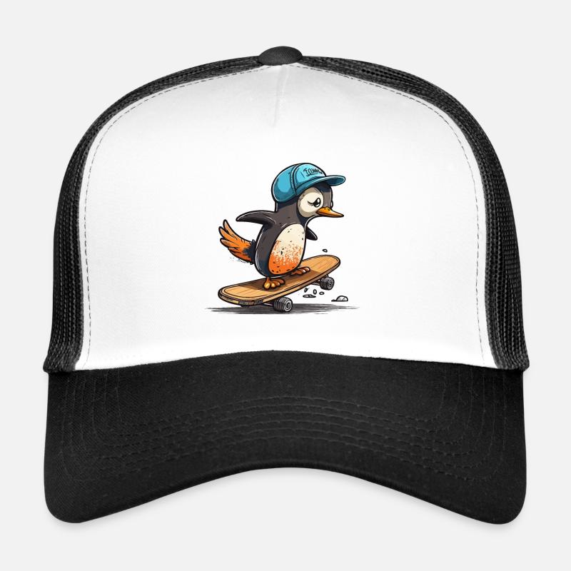Pingouin patineur Casquette trucker 