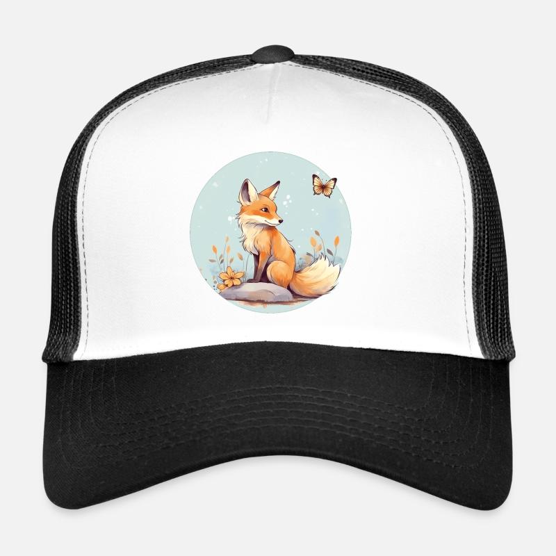 Renard mignon Casquette trucker 