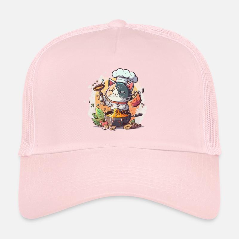 Félin gourmand Casquette trucker 