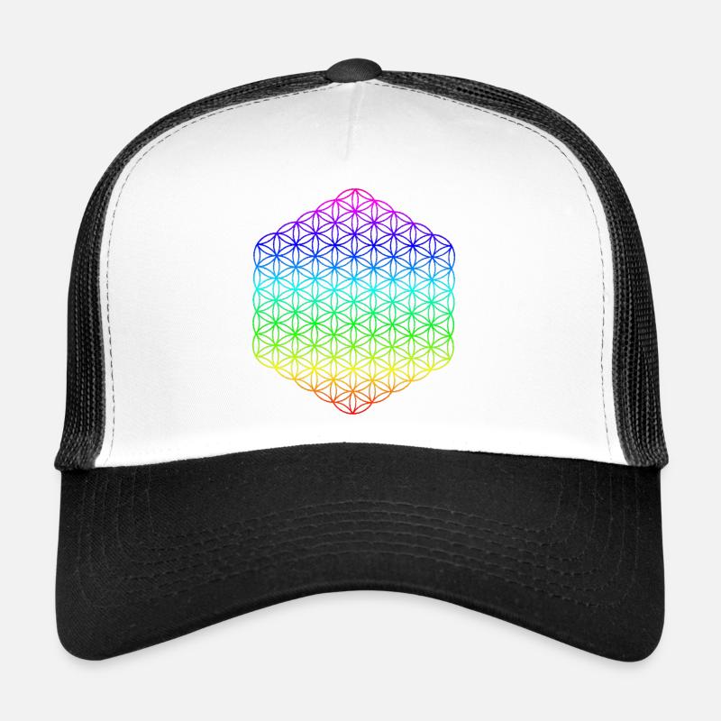 Fleur de Vie - 5ème Dimension - Mandala Casquette trucker 