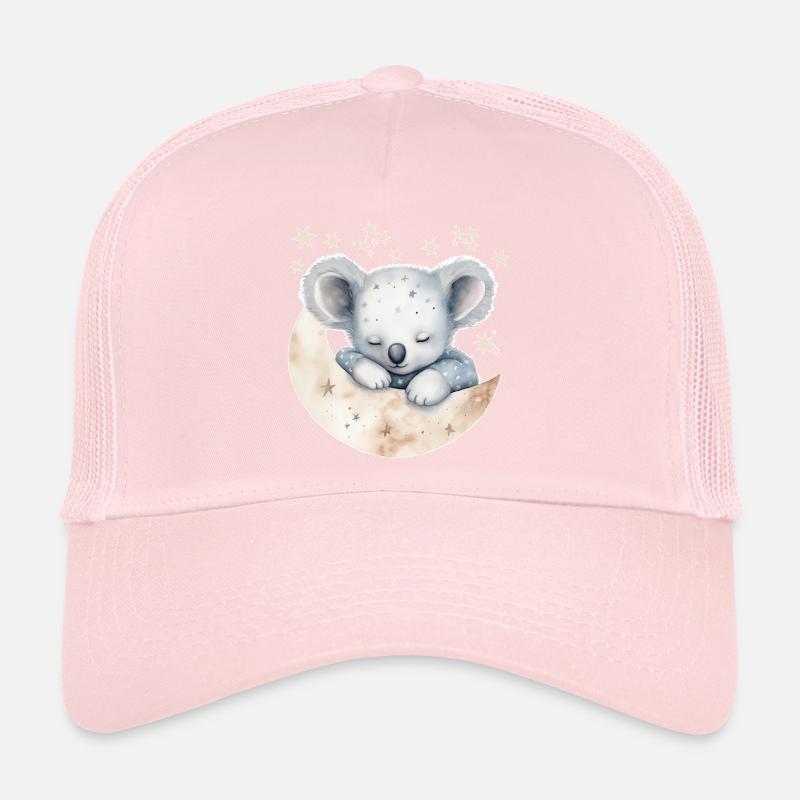 Koala endormi en pyjama Casquette trucker 