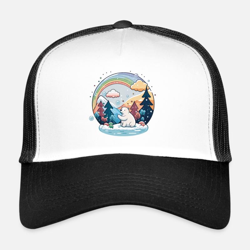Verschneite Landschaften Trucker Cap