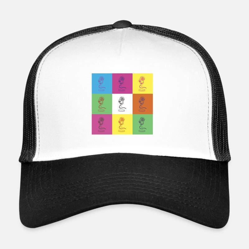 Microphone design Trucker Cap
