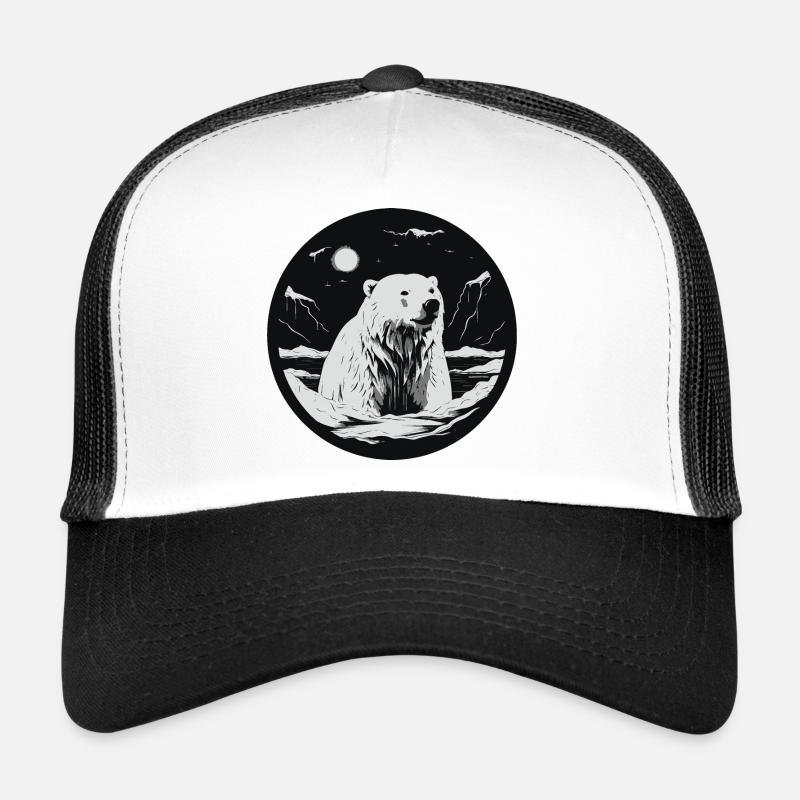 Eisbär - Trucker Cap - Weiß/Schwarz