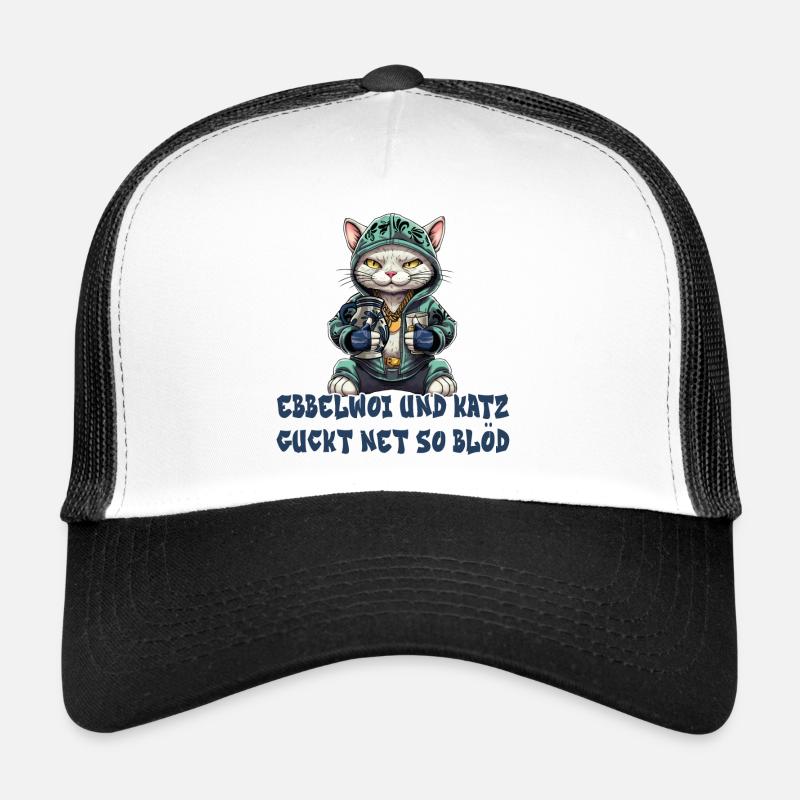 Apfelwein und Katzen Design Trucker Cap