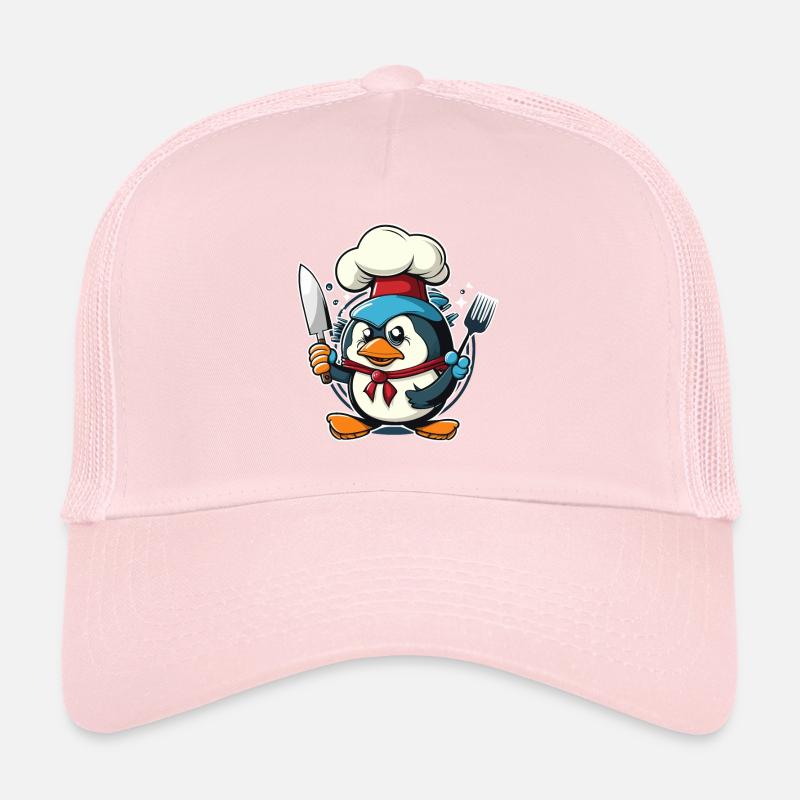 Cooking Penguin Trucker Cap