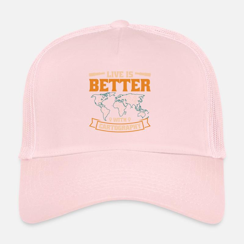 Conception cartographique Casquette trucker 