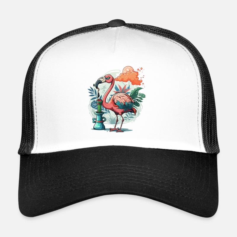 Flamant rose toker Casquette trucker 