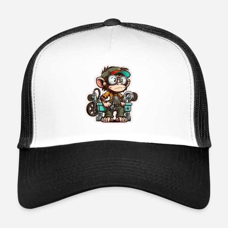 Wrenching Primate Trucker Cap