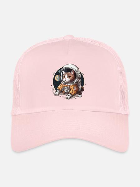 Cosmic Adventure - Trucker Cap - pale pink - Front