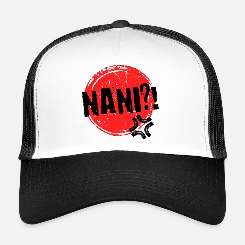 Anime Nani Manga Animation Comic Spruch Mangastyle Trucker Cap
