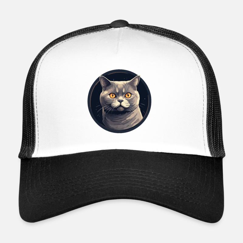 Britisch Kurzhaar Katze Trucker Cap