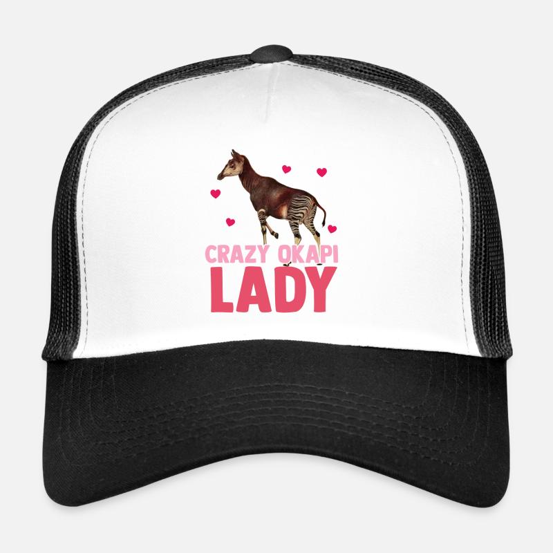 Au cœur de la forêt d'okapis Casquette trucker 