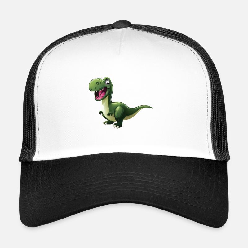 Dinosaurs - Trucker Cap - white/black