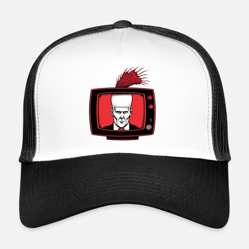 TV 01 - Casquette trucker  - blanc/noir