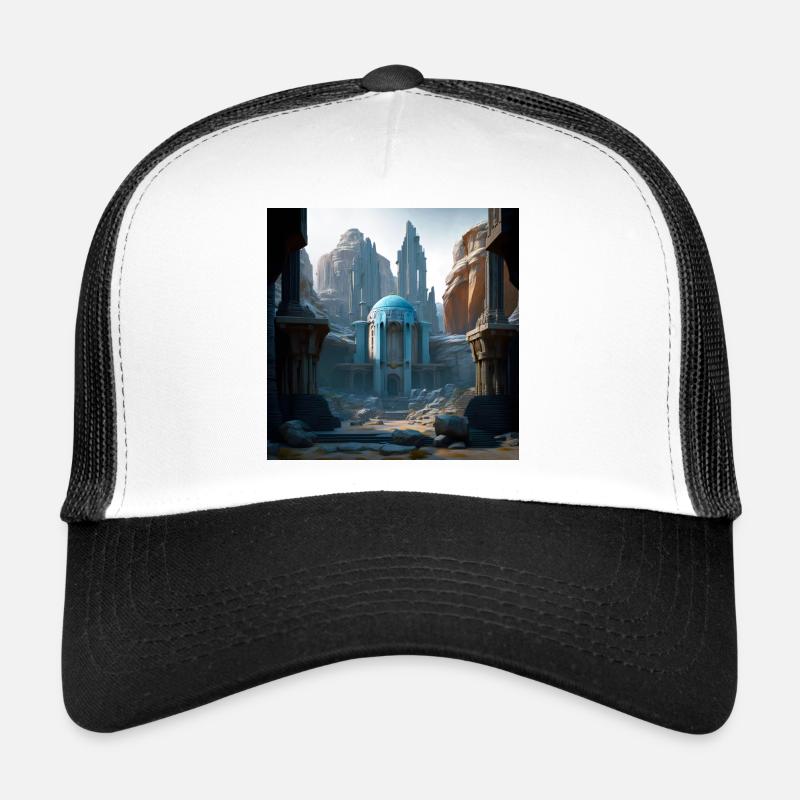 City 01 - Trucker Cap - white/black