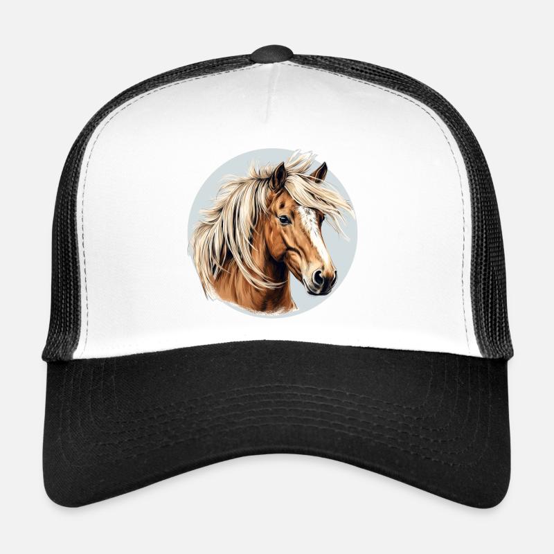 Haflinger Pferd Trucker Cap