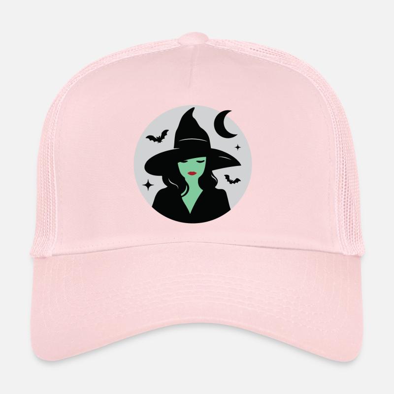 Sorcière verte, Halloween Casquette trucker 